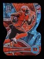 Ja'Marr Chase 2022 Panini Spectra Neon Blue Die Cut #17 #47/50 at PristineAuction.com