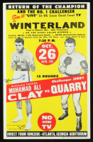 Muhammad Ali Signed 1970 Original Fight vs. Jerry Quarry Poster Inscribed "89" (Beckett) at PristineAuction.com