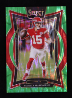Patrick Mahomes II 2024 Select Prizm Neon Green Shock #33 #306/599 at PristineAuction.com
