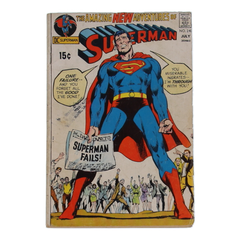 1971 "Superman" Issue #240 DC Comic Book at PristineAuction.com