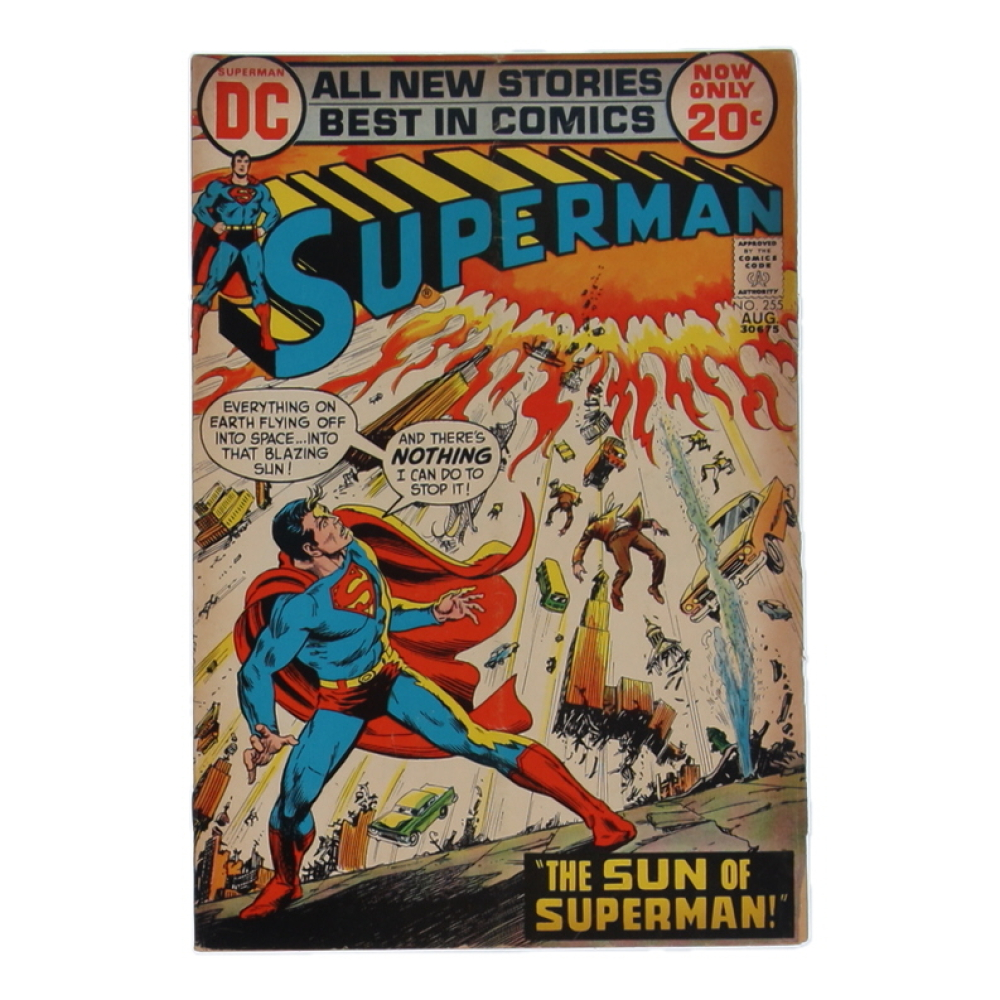 1972 "Superman" Issue #255 DC Comic Book at PristineAuction.com