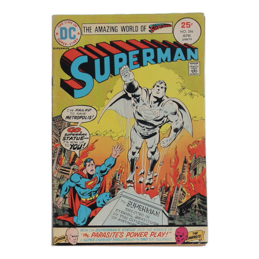 1975 "Superman" Issue #286 DC Comic Book at PristineAuction.com