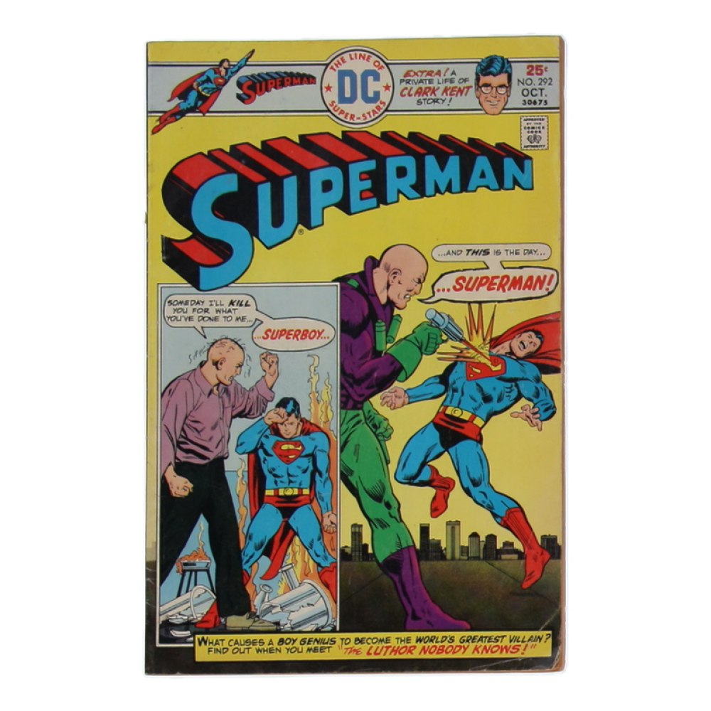 1975 "Superman" Issue #292 DC Comic Book at PristineAuction.com
