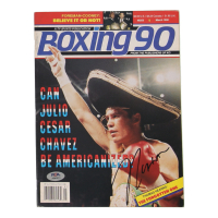 Julio Cesar Chavez Signed 1990 Boxing 90 Magazine (PSA) at PristineAuction.com