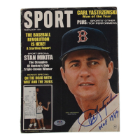 Carl Yastrzemski Signed 1968 Sport Magazine Inscribed "HOF 1989" (PSA) at PristineAuction.com