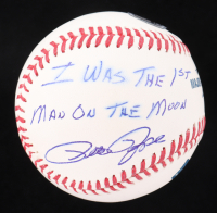 Pete Rose Signed OML Baseball Inscribed "I Was The First Man on the Moon" (Beckett) at PristineAuction.com