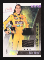 Kyle Busch 2019 Panini Prime Race Used Duals Tires #26 #01/50 at PristineAuction.com
