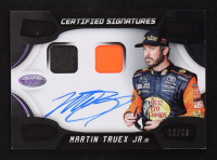 Martin Truex Jr. 2018 Certified Signature Swatches #13 #12/78 at PristineAuction.com