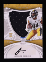 George Pickens 2022 Panini Chronicles Crown Royale Silhouette Autographs #21 RC #74/99 at PristineAuction.com