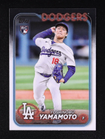 Yoshinobu Yamamoto 2024 Topps #553 RC at PristineAuction.com