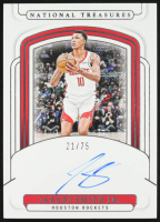 Jabari Smith Jr. 2024-25 Panini National Treasures Signatures #4 #21/75 at PristineAuction.com