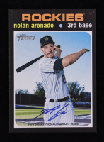 Nolan Arenado 2020 Topps Heritage Real One Autographs #ROANA at PristineAuction.com
