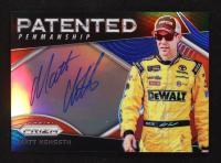 Matt Kenseth 2018 Panini Prizm Patented Pennmanship Prizms Red White and Blue #9 #2/5 at PristineAuction.com
