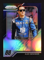 Alex Bowman 2018 Panini Prizm Autographs Prizms Blue #9 #31/75 at PristineAuction.com