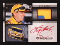 Kyle Busch 2014 Press Pass Redline Relic Autographs Red #RRSEKYB #06/50 at PristineAuction.com