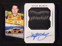 Kyle Busch 2016 Panini Torque Jumbo Tire Autographs Blue #9 #19/25 at PristineAuction.com