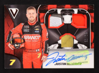 Justin Allgaier 2019 Panini Victory Lane Triple Swatch Signatures Red #8 #11/25 at PristineAuction.com