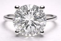 4.04 Carats Lab Grown Diamond Ring G, VVS2 | $6,800 Estimated Retail Value (UGL & IGI Certs) | Round Ideal Cut | Brand New at PristineAuction.com
