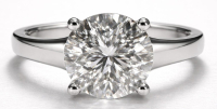 2.02 Carats Lab Grown Diamond Ring E, VS2 | $3,800 Estimated Retail Value (UGL & IGI Certs) | Round Cut | Brand New at PristineAuction.com