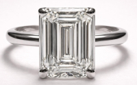 3.00 Carats Lab Grown Diamond Ring G, VVS2 | $5,400 Estimated Retail Value (UGL & IGI Certs) | Emerald Cut | Brand New at PristineAuction.com