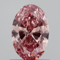 .75 Carats Lab Grown Diamond Loose Fancy Intense Pink, VS1 (IGI Cert) at PristineAuction.com