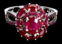 4.50 Carats Natural Ruby Ring | $3,500 Estimated Retail Value (UGL Cert) | Brand New at PristineAuction.com