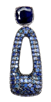 1.50 Carats Natural Sapphire Pendant | $1,700 Estimated Retail Value (UGL Cert) | Brand New at PristineAuction.com
