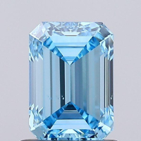 1.01 Carats Lab Grown Diamond Loose Fancy Vivid Blue, SI1 | $2,200 Estimated Retail Value (UGL & IGI Certs) at PristineAuction.com