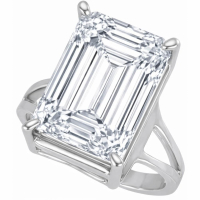 10.09 Carats Lab Grown Diamond Ring H, VS2 | $15,250 Estimated Retail Value (UGL & IGI Certs) | Emerald Cut | Brand New at PristineAuction.com