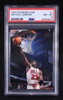 Michael Jordan 1993-94 Stadium Club #1 TD (PSA 8) at PristineAuction.com