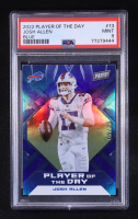 Josh Allen 2022 Panini Player of the Day Blue #13 #05/25 (PSA 9) at PristineAuction.com