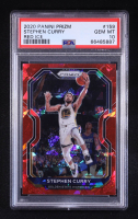 Stephen Curry 2020-21 Panini Prizm Prizms Red Ice #159 (PSA 10) at PristineAuction.com