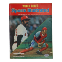 Johnny Bench Signed 1975 Sports Illustrated Magazine (PSA) at PristineAuction.com