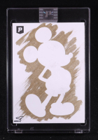 Gold Scratch Mickey | Disney | Original Art Sketch Card by Scott Cook (Original Art) at PristineAuction.com