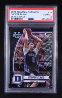 Cooper Flagg 2024-25 Bowman Chrome University Black Wave Refractors #16 RC (PSA 10) at PristineAuction.com