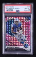 Amon-Ra St. Brown 2021 Panini Mosaic Mosaic Camo Pink #328 RC (PSA 10) at PristineAuction.com
