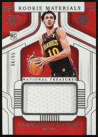 Zaccharie Risacher 2024-25 Panini National Treasures Rookie Materials #18 #59/99 RC at PristineAuction.com