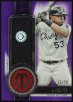Melky Cabrera 2017 Topps Tribute Stamp of Approval Relics Purple #SOAMC #16/50 at PristineAuction.com