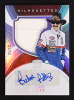 Richard Petty 2022 Panini Chronicles Crown Royale Silhouette Signatures Holo Silver #1 #09/10 at PristineAuction.com