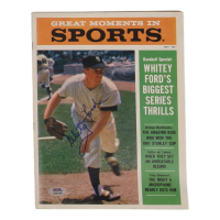 Whitey Ford Signed 1962 Great Moments in Sports Magazine (PSA) at PristineAuction.com