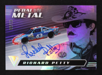 Richard Petty 2021 Panini Chronicles Victory Pedal to the Metal Autographs Holo Silver #11 #08/10 at PristineAuction.com