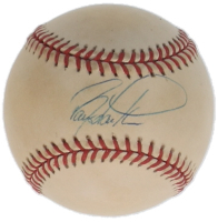 Barry Larkin Signed OML Baseball (PSA & Mays) at PristineAuction.com