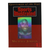 1991 Special Edition Michael Jordan Hologram Cover Sports Illustrated Magazine at PristineAuction.com