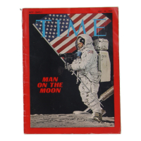 1969 Original TIME Magazine First Man on the Moon Full Magazine at PristineAuction.com