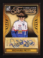 Richard Petty 2020 Donruss Timeless Treasures Signatures Holo Gold #8 #02/10 at PristineAuction.com