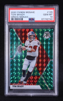 Tom Brady 2020 Panini Mosaic Mosaic Green #135 (PSA 10) at PristineAuction.com