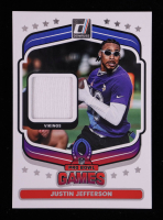 Justin Jefferson 2025 Donruss Pro Bowl Materials #17 at PristineAuction.com