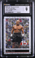 Mike Tyson 2025 Leaf 15th Anniversary '92 Gold Leaf Stars Silver Circles #92B-119 #1/1 (CGC 9) at PristineAuction.com
