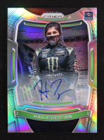 Hailie Deegan 2021 Panini Prizm Silver Prizm Signatures #35 at PristineAuction.com