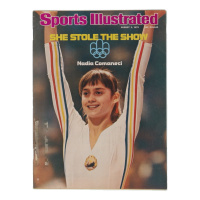 1976 Nadia Comaneci First Rookie Sports Illustrated Magazine at PristineAuction.com